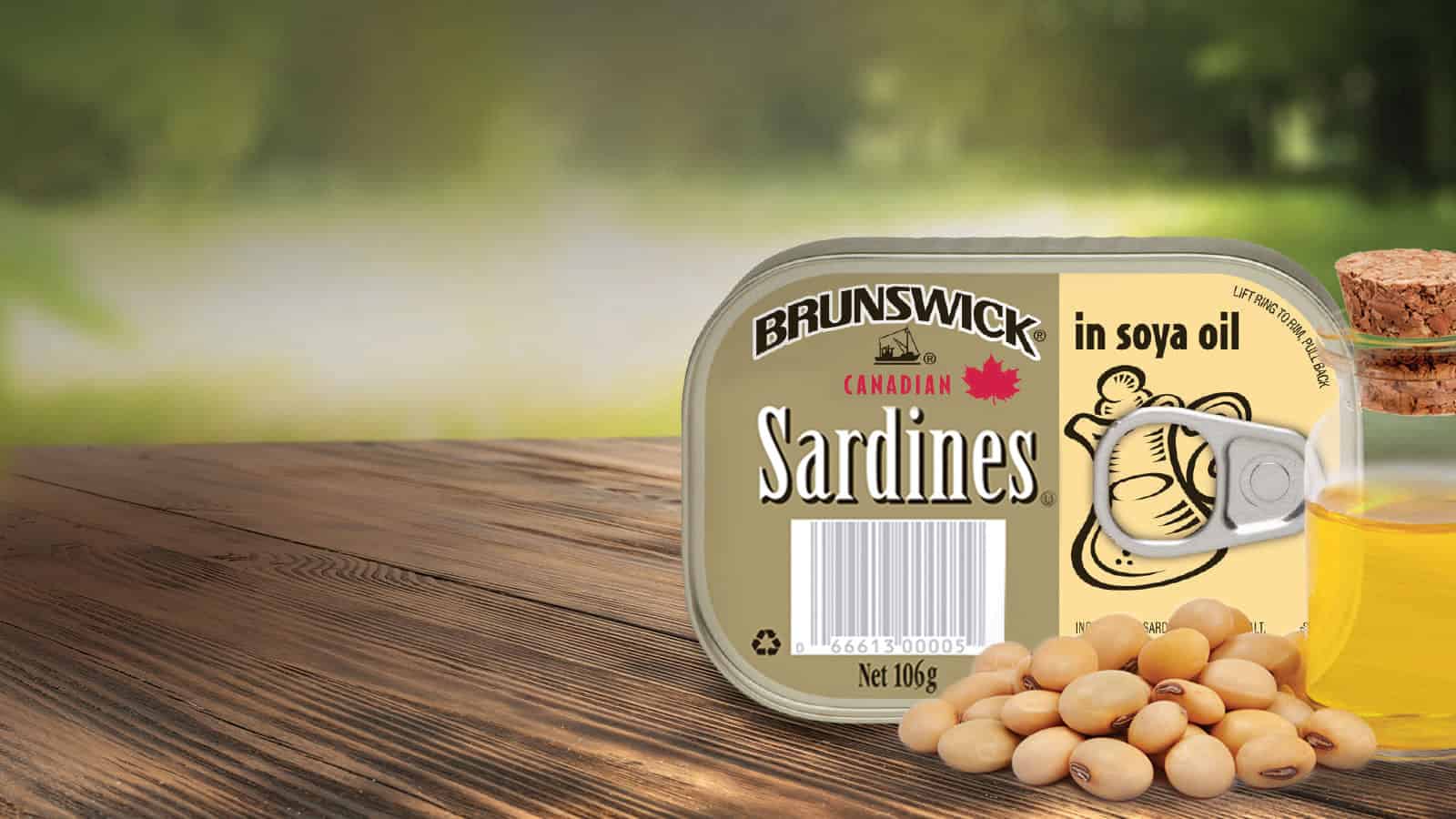 Brunswick Sardines in Soya Oil 106g Brunswick® Seafood