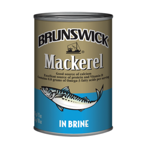 Brunswick<sup>®</sup> Mackerel in Brine – 425g