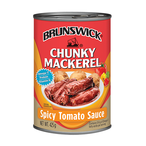 Brunswick<sup>®</sup> Chunky Mackerel in Spicy Tomato Sauce – 425g