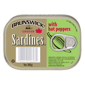 Brunswick<sup>®</sup> Sardines with Hot Peppers – 106g