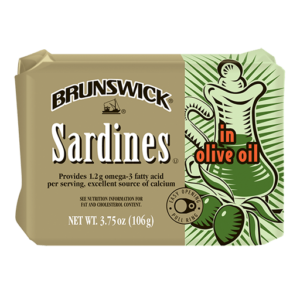 Brunswick<sup>®</sup> Sardines in Olive Oil – 106g