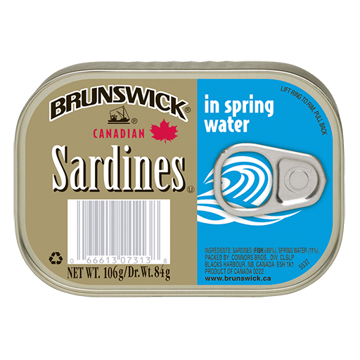 Brunswick<sup>®</sup> Sardines in Spring Water – 106g