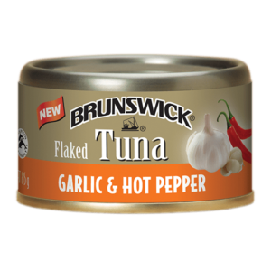 Brunswick<sup>®</sup> Flaked Tuna Garlic & Hot Pepper – 85g