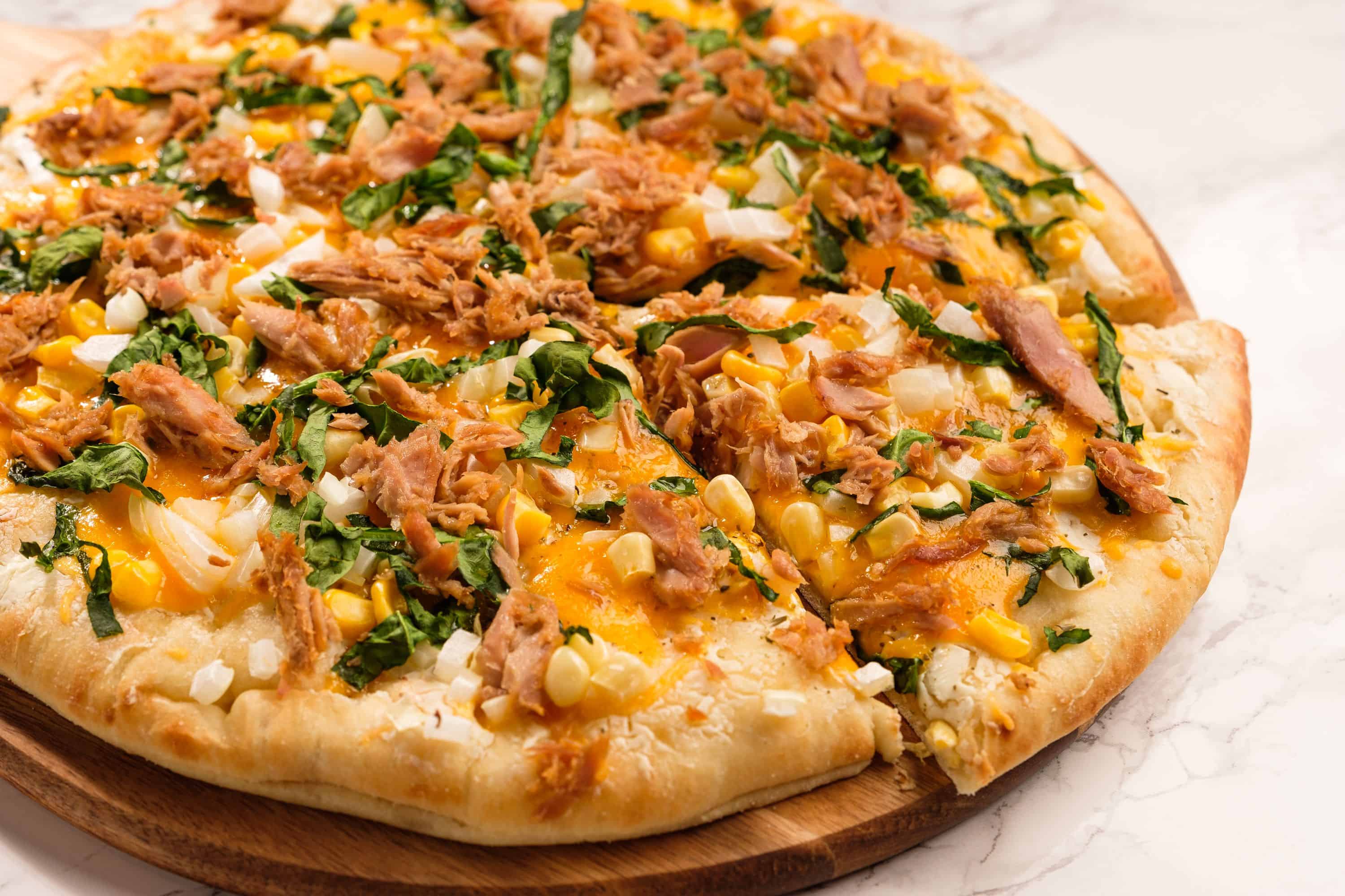 Brunswick® SMOKE FLAVOUR TUNA PIZZA - Brunswick® Seafood