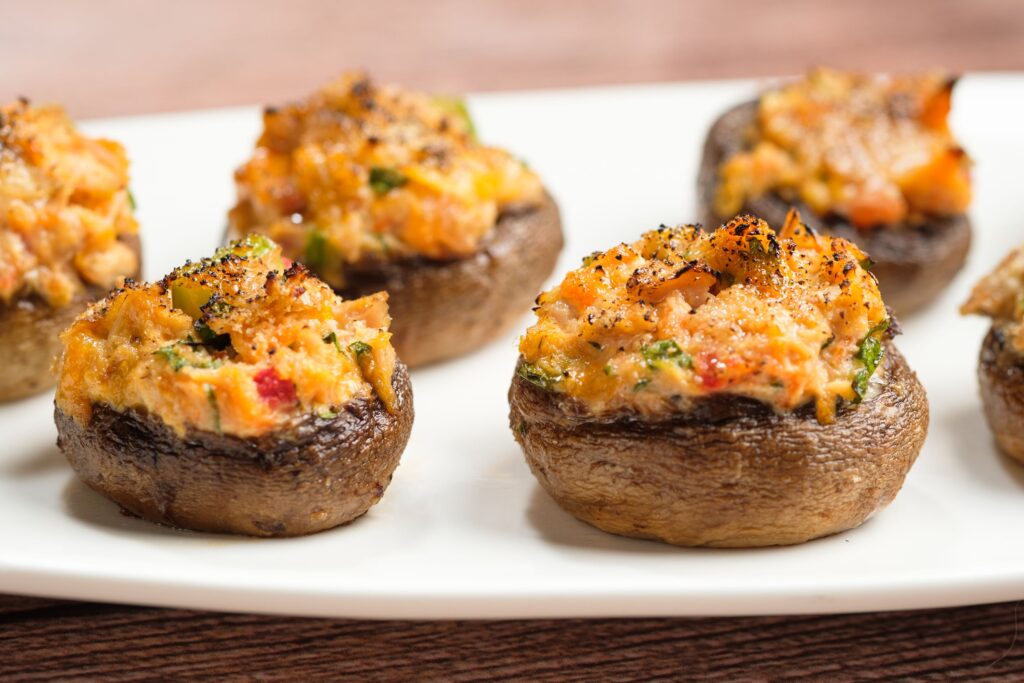 BRUNSWICK<sup>®</sup> TUNA STUFFED MUSHROOMS