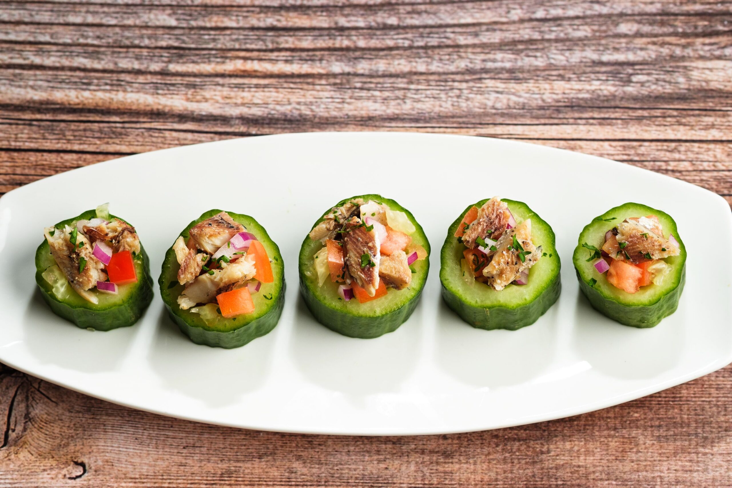 BRUNSWICK® SARDINE STUFFED CUCUMBERS