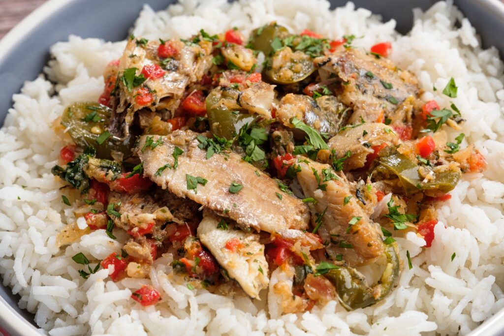 BRUNSWICK<sup>®</sup> SAUTÉD SARDINES WITH RICE