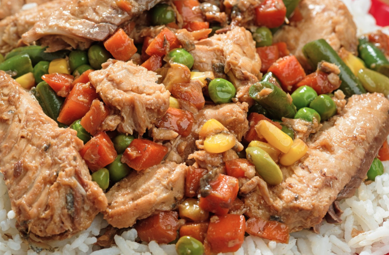 Salmon Stir Fry