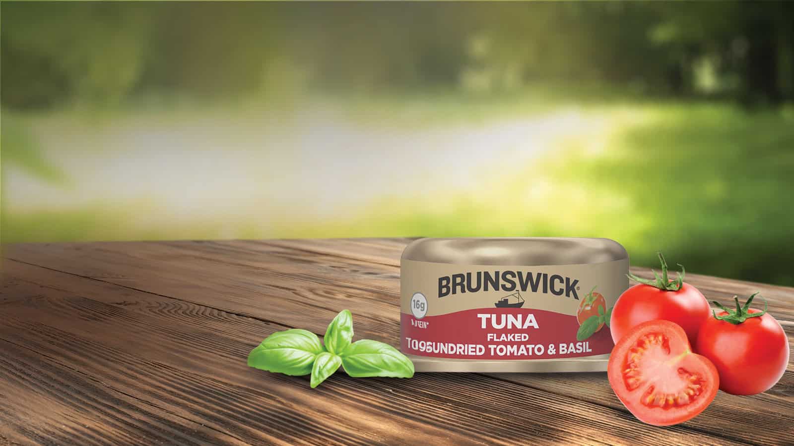 Flaked tuna sundried tomato & basil