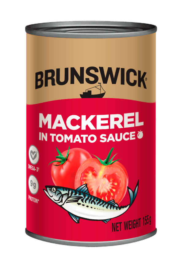 Brunswick<sup>®</sup> Mackerel in Tomato Sauce – 155g