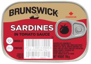 Brunswick<sup>®</sup> Sardines in Tomato Sauce – 106g
