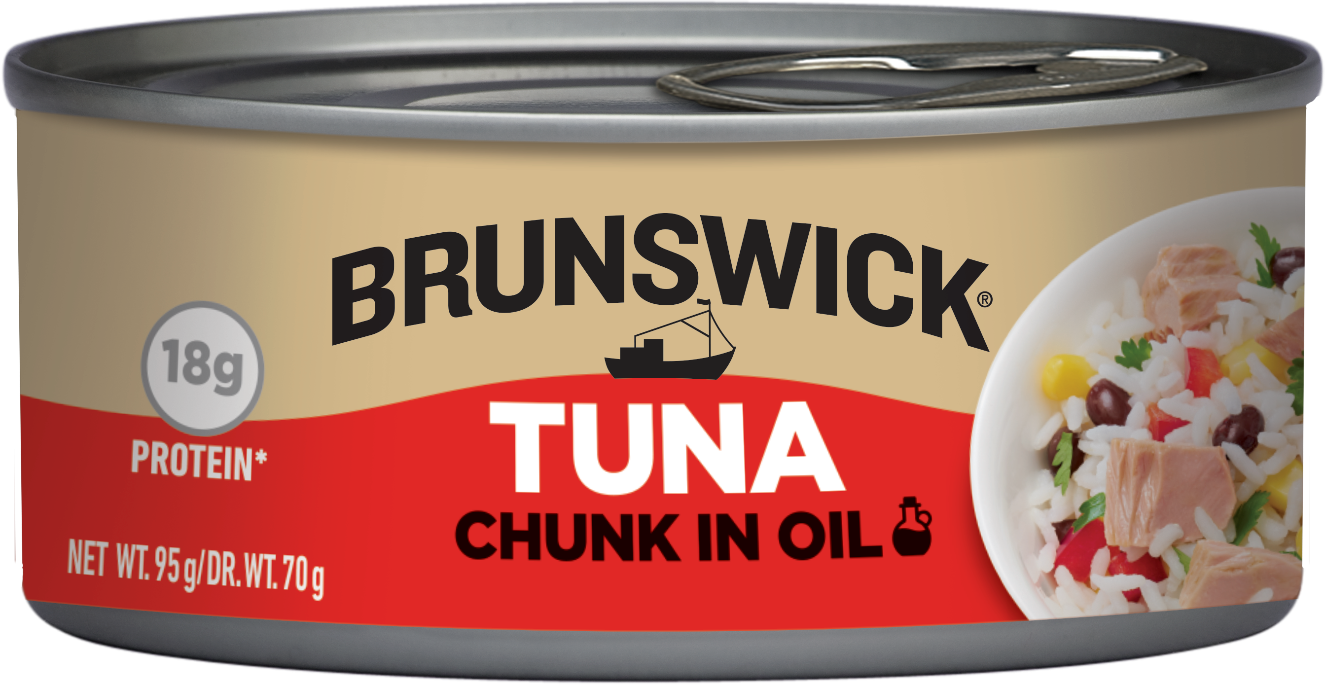 Brunswick<sup>®</sup> Chunk Tuna in Oil – 95g