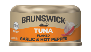 Brunswick<sup>®</sup> Flaked Tuna Garlic & Hot Pepper – 85g