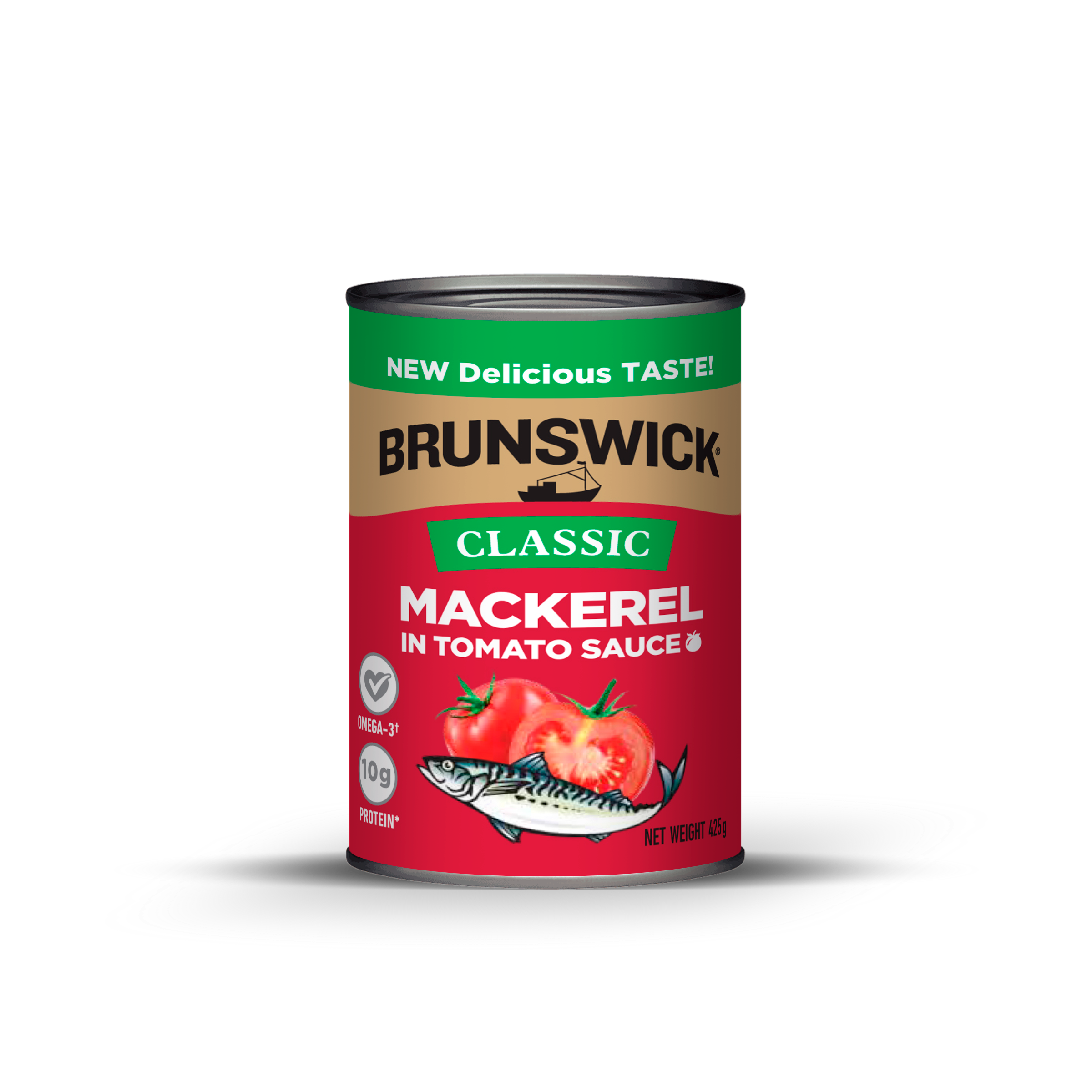 Brunswick<sup>&reg;</sup> Classic Mackerel In Tomato Sauce – 425g